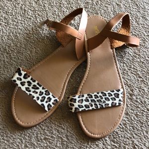 Leopard Sandals